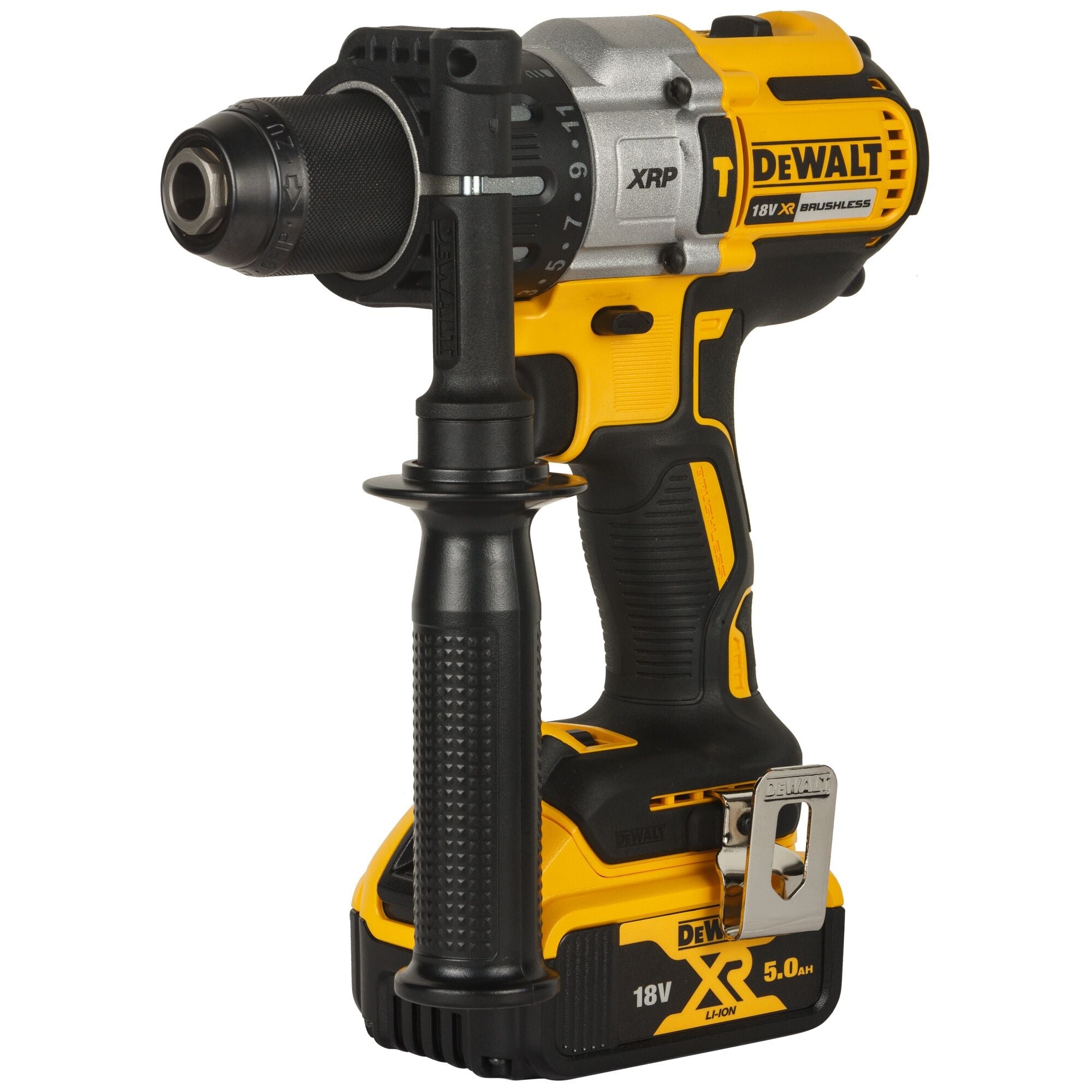 DEWALT DCD996P2-QW Trapano avvitatore XRP con percussione e 2 batterie 18v  5.0Ah, motore brushless
