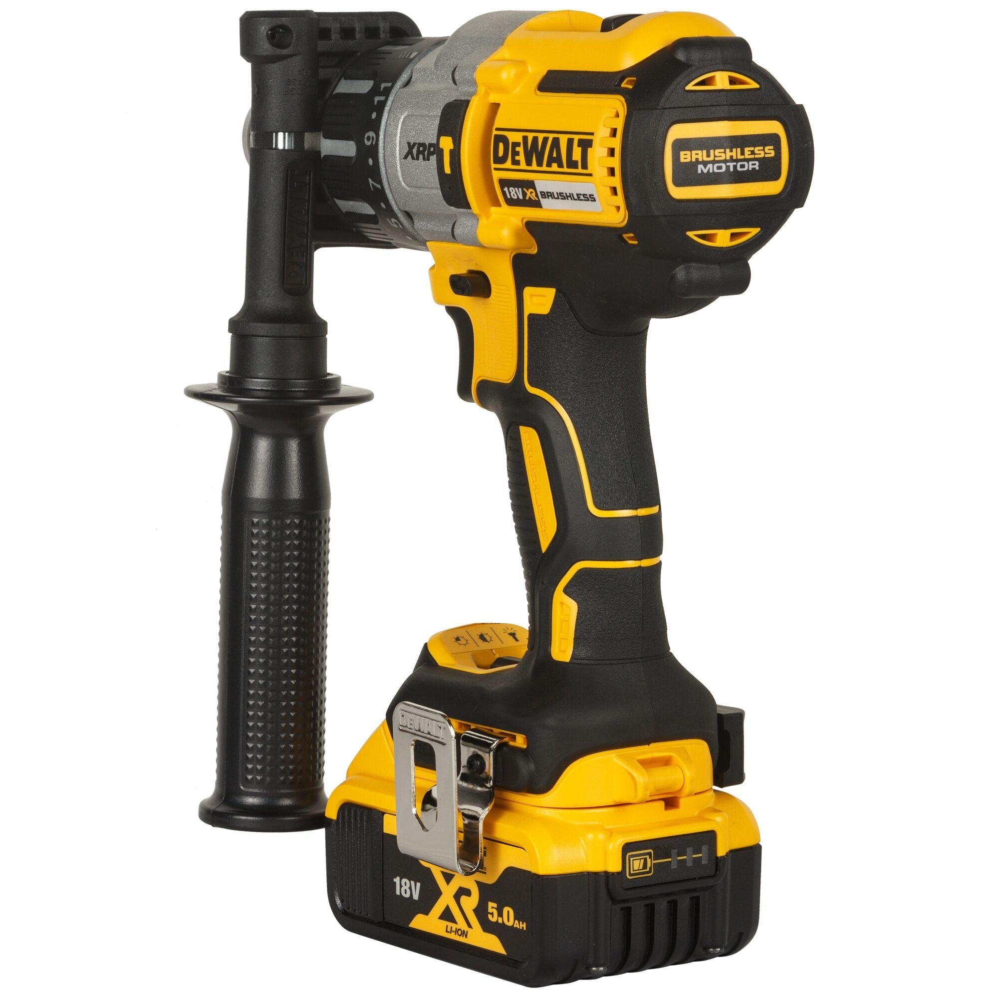DEWALT DCD996P2-QW Trapano avvitatore XRP con percussione e 2 batterie 18v  5.0Ah, motore brushless