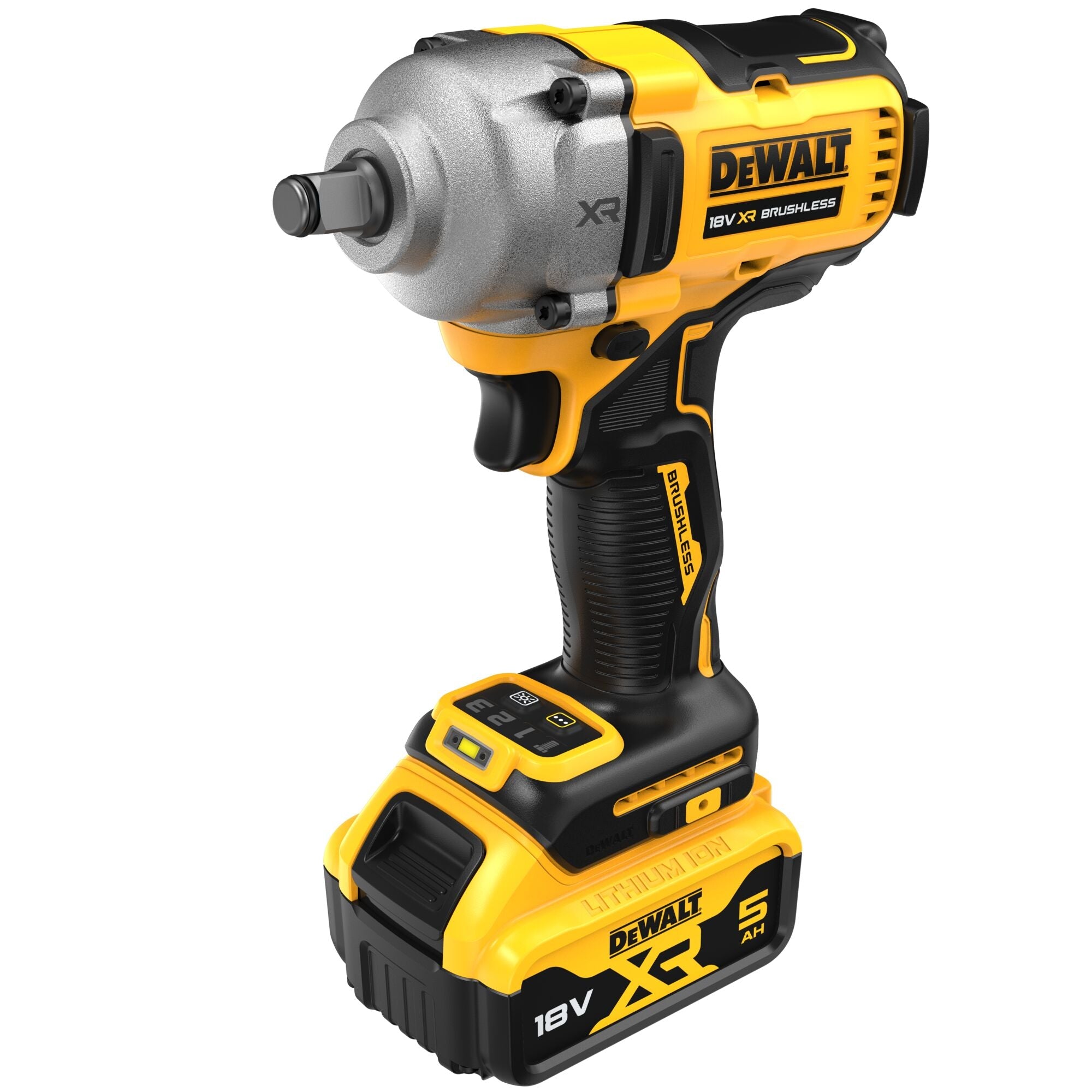 DEWALT DCF891P2T-QW Avvitatore a impulsi alta potenza 2 batterie 18V 5.0Ah, 1/2"
