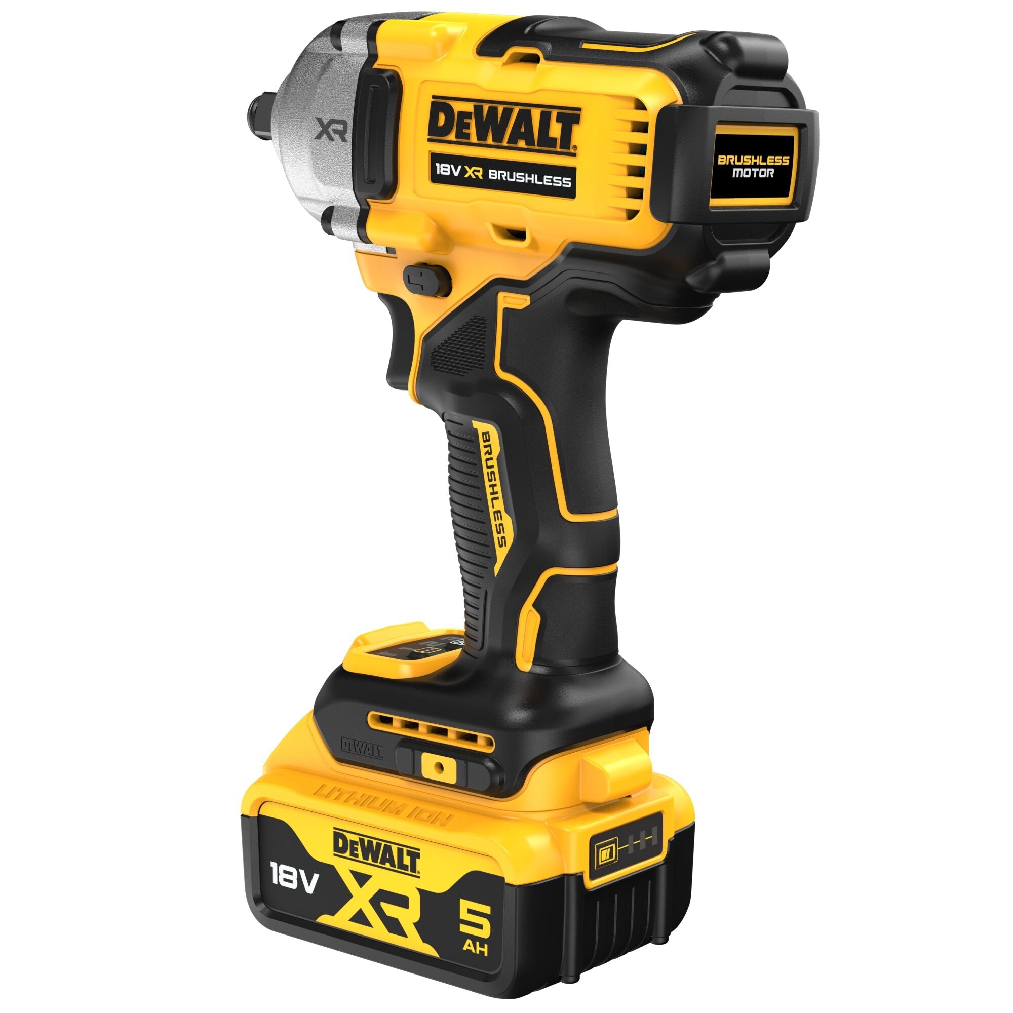 DEWALT DCF891P2T-QW Avvitatore a impulsi alta potenza 2 batterie 18V 5.0Ah, 1/2"