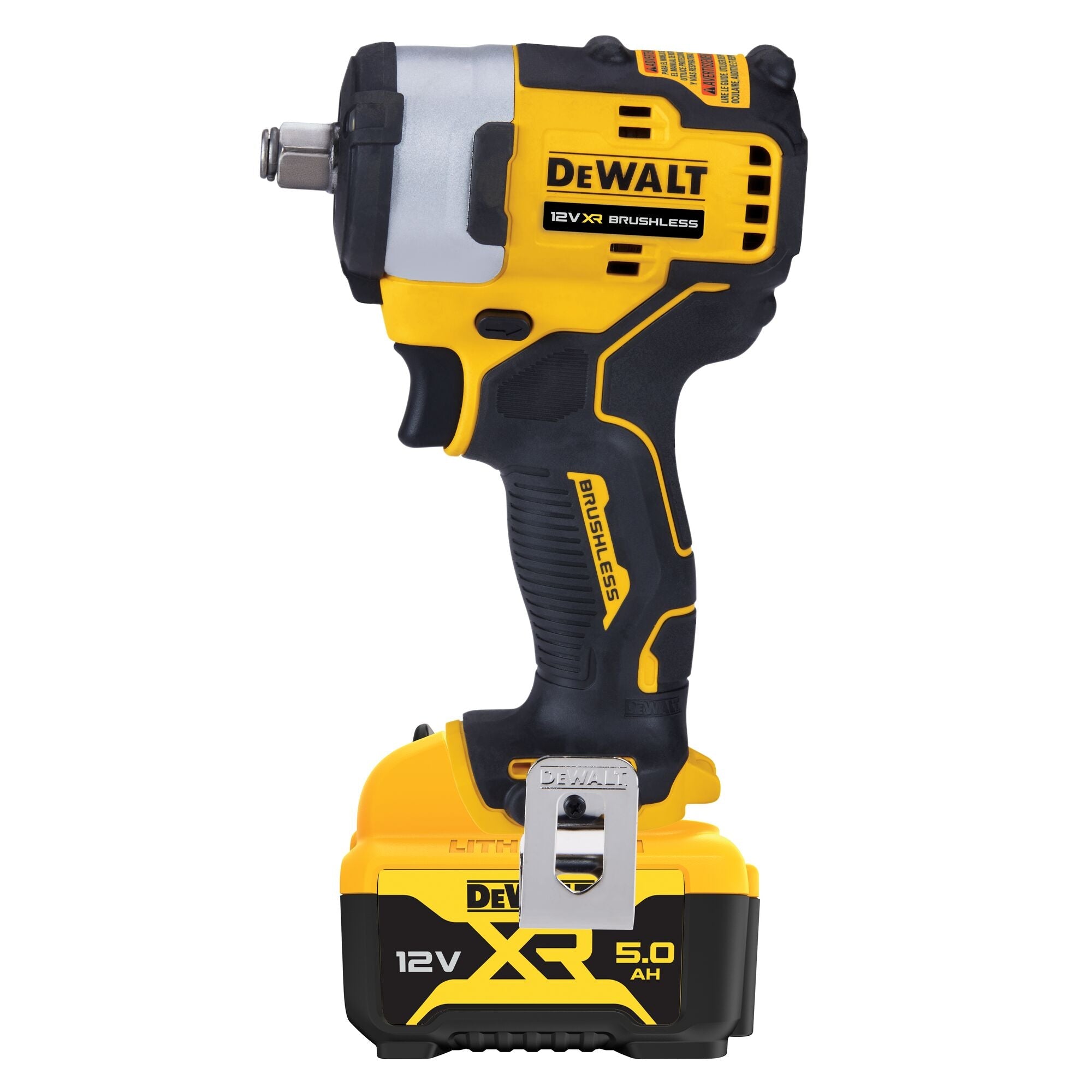DEWALT DCF901P2-QW Avvitatore ad impulsi 1/2" con 2 batterie 12v 5.0Ah