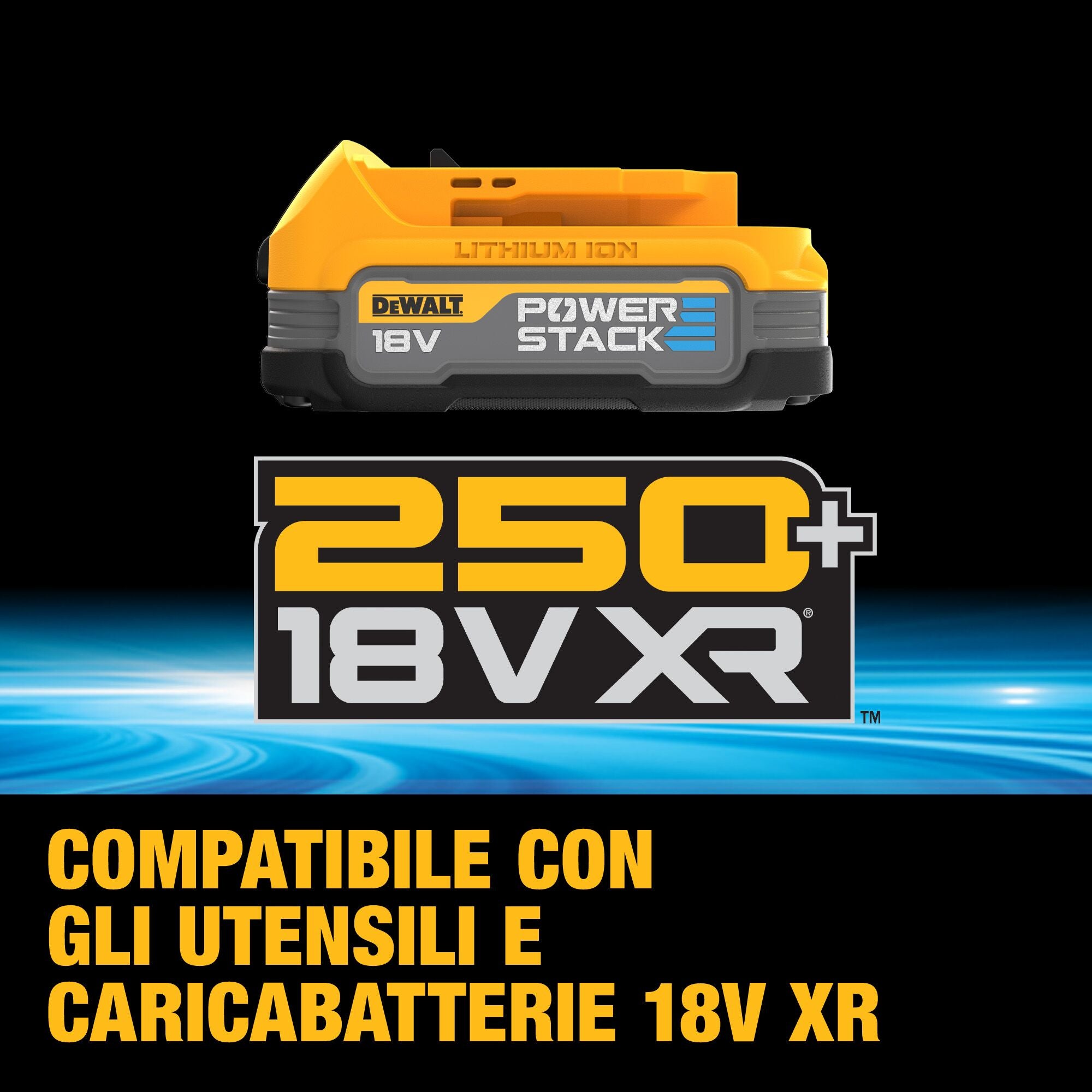DEWALT DCF921H2T-QW Avvitatore ad impulsi compatto 1/2" con 2 batterie 18V Powerstack 5.0Ah